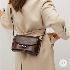 Flap cross-body bag chocolate One size